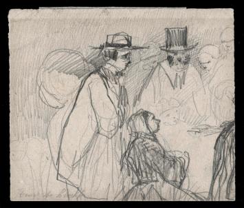 Kleine schetsen van de Belgische schilder Ferdinand de Braekeleer de Oudere kopen