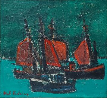 Origineel schilderij van Hubert De Vries kopen