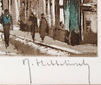 De kathedraal van Antwerpen en een trapwoning