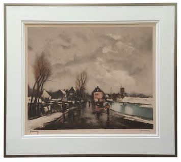 Ets, grafisch kunstwerk van Roger Hebbelinck kopen