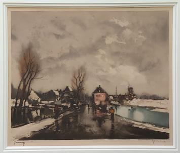 Kunstwerk van de Belgische kunstenaar Roger Hebbelinck