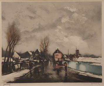 Belgisch kunstwerk van R. Hebbelinck kopen