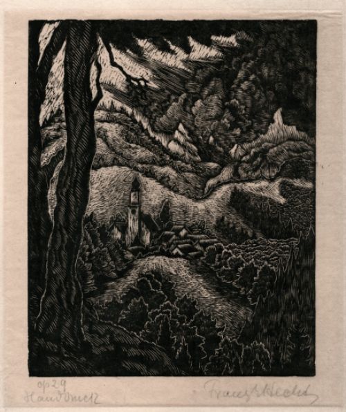 Woodcut from Franz Emanuel Hecht