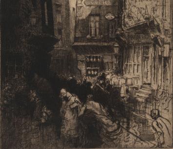 Rue Pirouette, Paris door H. Fitton