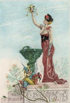 La Dame au pantin van  Félicien Rops