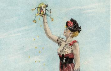 Félicien Rops De dame met de ledenpop