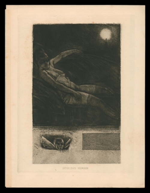 Heliogravure van Félicien Rops Exsteens 985