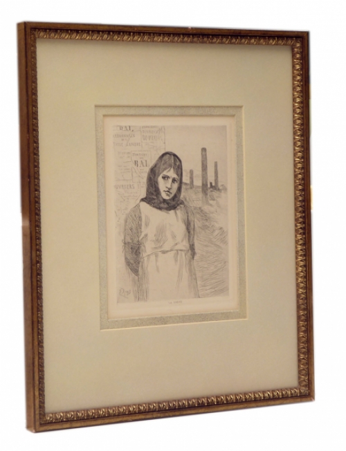 Héliogravure La Grève Exsteens 343