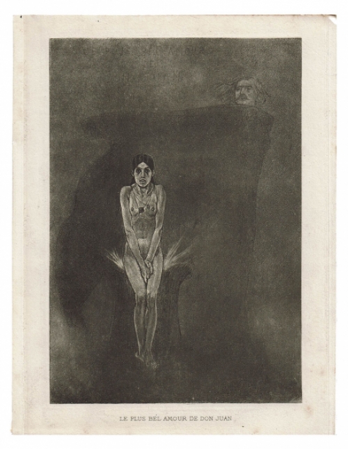 Heliogravure van Félicien Rops uit 1908