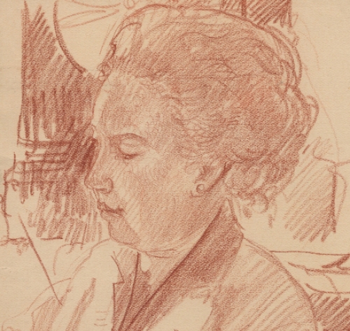 Léopold Henderyckx, tekening uit 1944