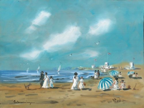 Nederlandse kunstschilder Henk Poeder