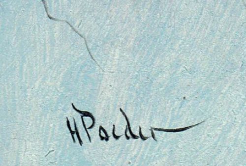 Hollandse kunstenaar Henk Poeder