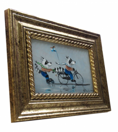 Hollandse kunstenaar Henk Poeder