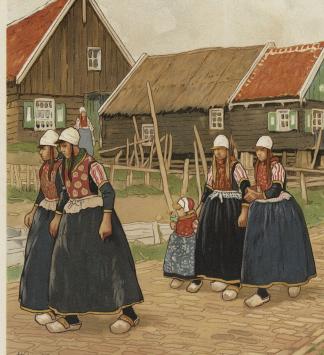 Cassiers, Henri  met een chromolitho