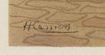 Litho van Henri Cassiers kopen