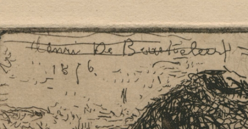 Ets uit 1876 van Henri De Braekeleer kopen