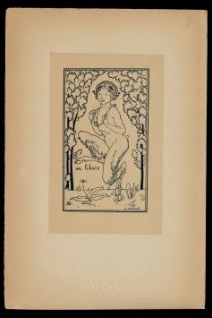 Ex libris van de Belgische kunstenaar Henri Evenepoel kopen
