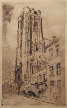 Ets van de Belgische kunstenaar Hendrik Geertsen