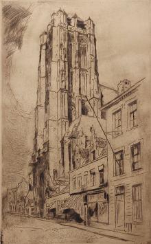 De Belgische kunstenaar Henri Geertsen