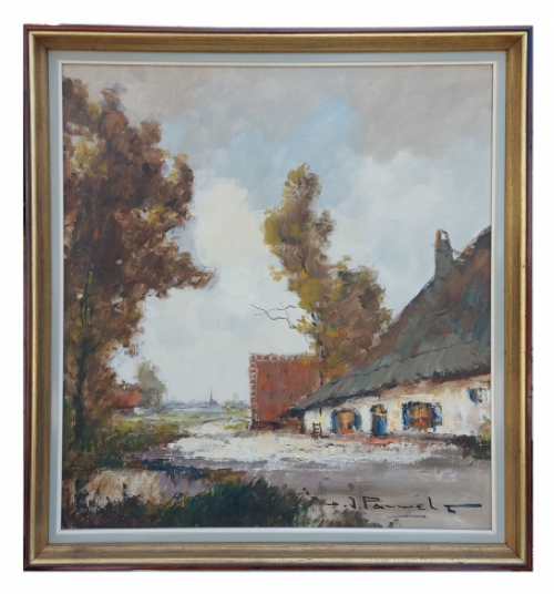 Schilderij van Belgische schilder Henri Joseph Pauwels