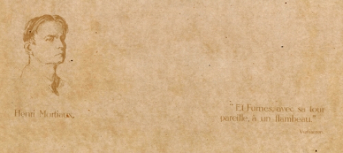 Et Furnes, avec sa tour pareille à un flambeau 1926 7/50