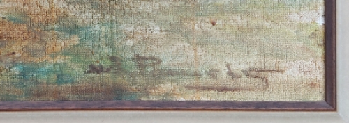 Landschapszicht geschilderd door H.J. Pauwels