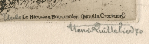 Kunstwerk van H. Quittelier  kopen