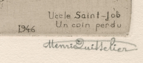 Belgische kunst van Henri Quittelier