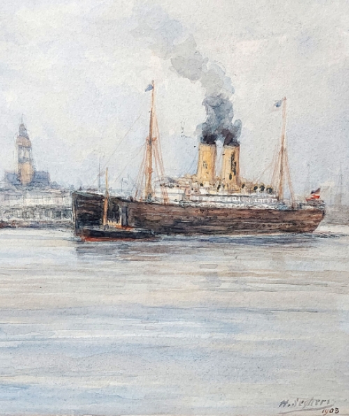 Belgische schilder Henri Seghels Jr.