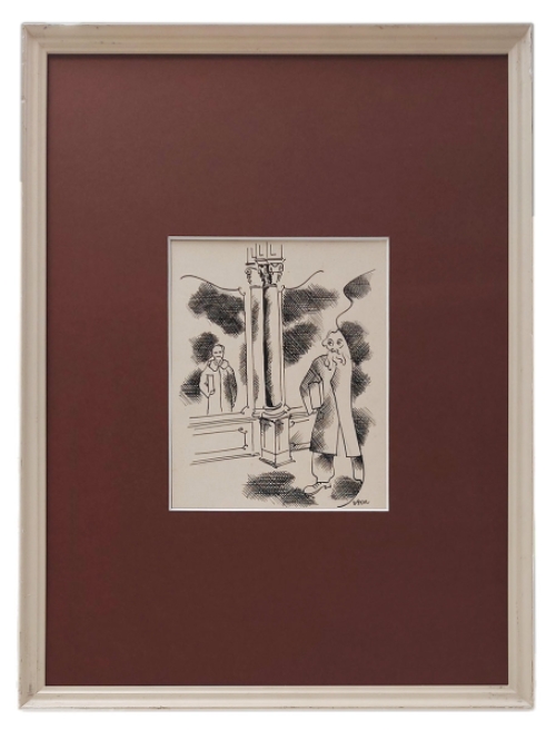 Tekening uit 1941 van Henry Van Straten kopen