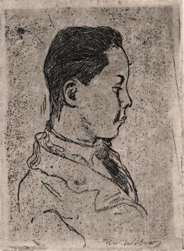 Een genummerde ets van Henri Victor Wolvens kopen