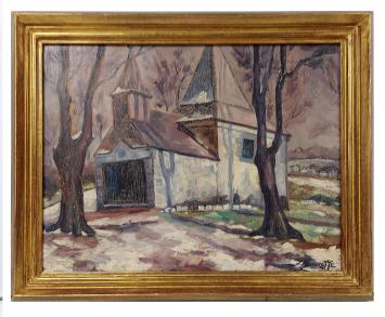 Kunstwerk van de Belgische kunstenaar J. Henrotte