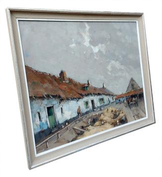 Cour de ferme en France 1949