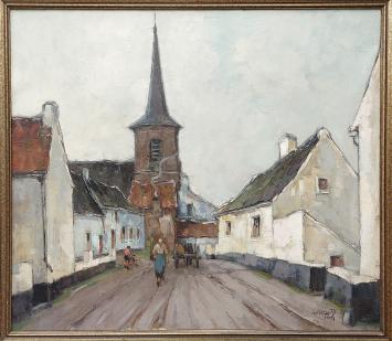 Schilderij van de Belgische schilder Joseph Lemaire kopen