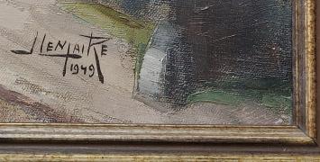 Olieverfschilderij van de Waalse schilder Joseph Lemaire