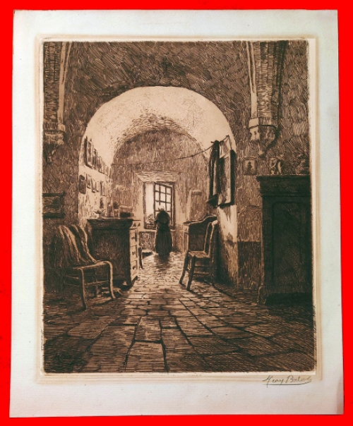 Ets van de Waalse kunstenaar Henry Bodart kopen