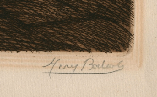 Ets van de Belgische kunstenaar Henry Bodart  kopen