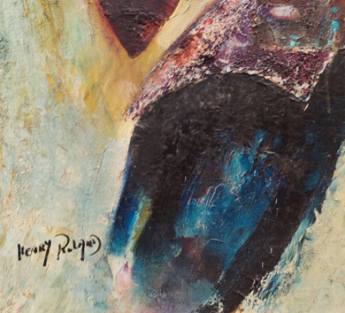 Groot schilderij van Henry Roland kopen