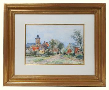 Aquarel van Henri Seghels Jr.