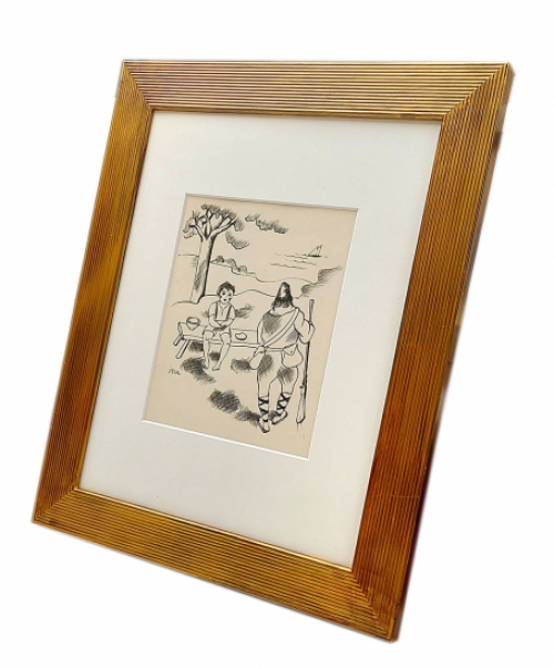 Mateo Falcone, originele pentekening