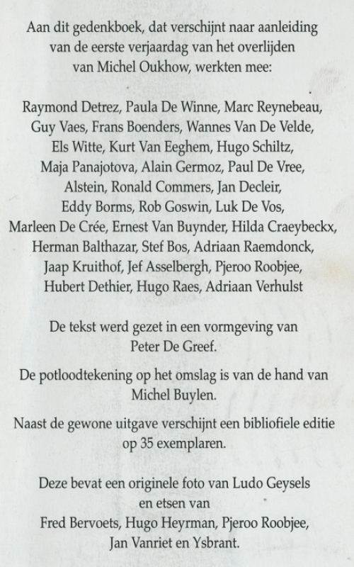 Herinnering aan Michel Oukhow 1998 8/35