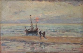 Herman Van den Berghe, Belgische marineschilder