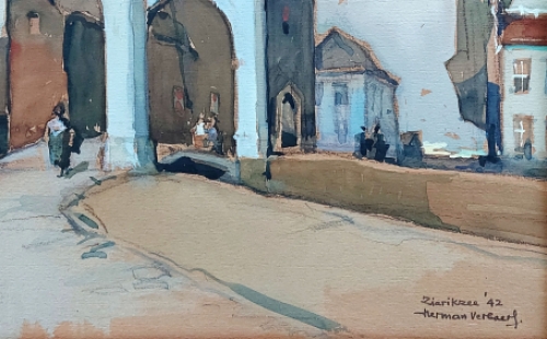 Schilderijtje van Zierikzee