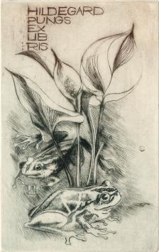 Ex libris voor Hildegard Dungs