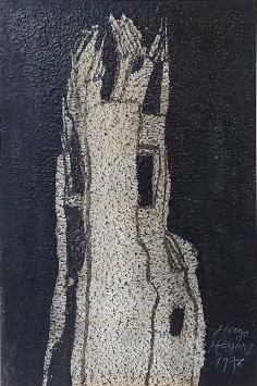 Hedendaagse kunst van de Belgische kunstenaar Hugo Heyens