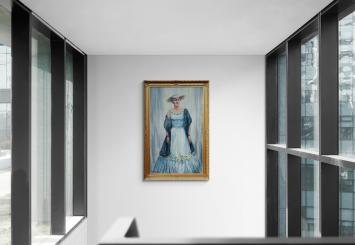 Statige dame – Oil on canvas – Ignace Kennis