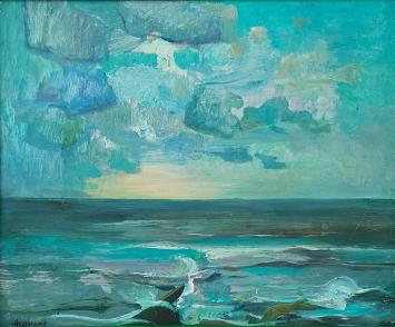 De Belgische schilder Bert Hildebrandt