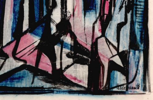 De Belgische schilder Bert Hildebrandt