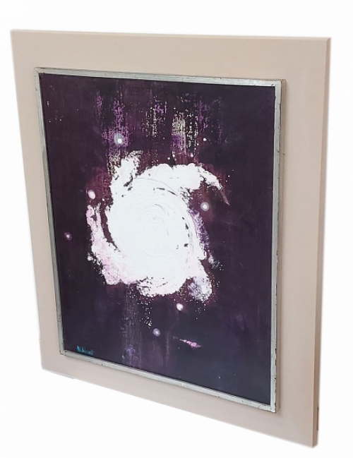 Abstract schilderij van de Belgische schilder Bert Hildebrandt