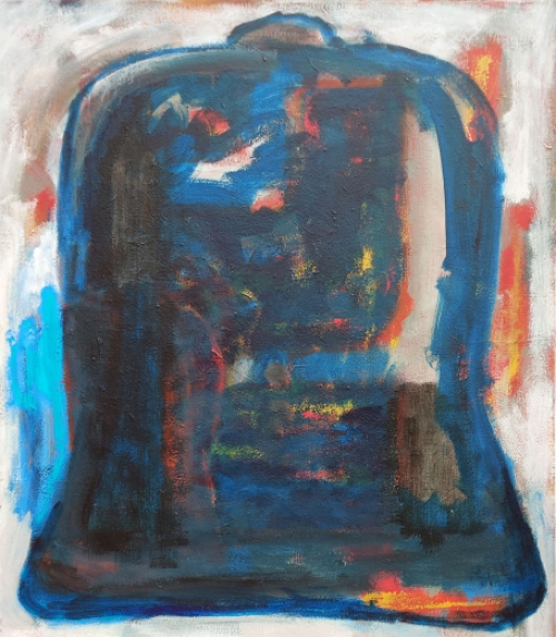 Abstract schilderij uit 2005 door de Belgische kunstenaar Paul Vanden Bosch (Hilderson)
